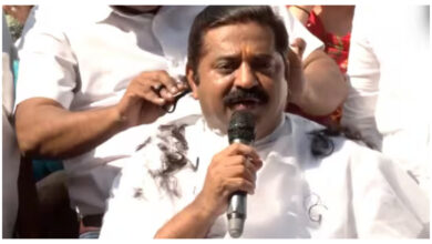 Photo of घाटकोपर में पानी की समस्या सुलझाने के बाद राम कदम ने कटवाए बाल, समर्थकों ने मनाया जश्न