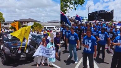 Photo of न्यूजीलैंड में सिखों का धार्मिक जुलूस रोका गया, जीसस-जीसस के लगाए नारे