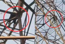 Photo of ग्रेटर नोएडा में शादी से इनकार के बाद युवक चढ़ा 50 फीट हाई टेंशन टावर पर