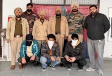 Photo of बठिंडा में टारगेट किलिंग की वारदात टली, अरश डल्ला गैंग से जुड़े तीन व्यक्ति 4 पिस्तौल समेत गिरफ्तार