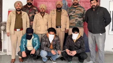 Photo of बठिंडा में टारगेट किलिंग की वारदात टली, अरश डल्ला गैंग से जुड़े तीन व्यक्ति 4 पिस्तौल समेत गिरफ्तार