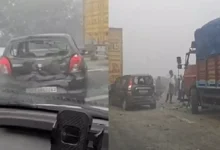 Photo of दिल्ली-अक्षरधाम एक्सेस कंट्रोल रोड पर एक दर्जन से अधिक गाडियां टकराई, दर्जनों लोग की हालत गंभीर
