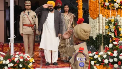 Photo of मुख्यमंत्री भगवंत सिंह मान ने तिरंगा लहराया, पंजाब में शासन संबंधी सुधारों का किया जिक्र