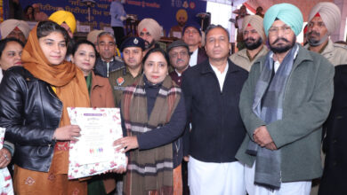 Photo of 9.12 करोड़ की लागत से तैयार “सत्कार घर” कैबिनेट मंत्री बलजीत कौर द्वारा बुजुर्गों को समर्पित