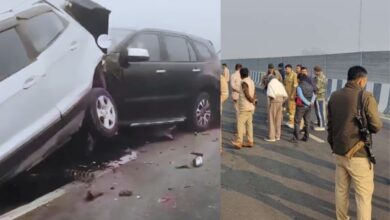 Photo of Road Accident : उत्तर प्रदेश के बागपत में भीषण सड़क हादसा, एक के बाद एक टकराई 20 गाड़ियां