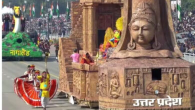 Photo of कर्तव्य पथ पर उत्तर प्रदेश की झांकी में दिखा संस्कृति और आधुनिकता का भव्य संगम