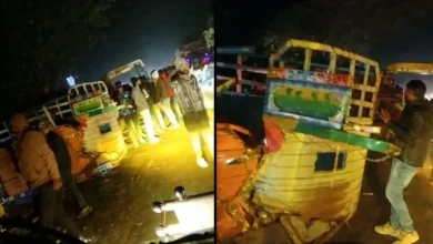 Photo of भोपाल के बेरसिया में भीषण सड़क हादसा, ट्रक-पिकअप टक्कर में 5 की मौत, कई घायल