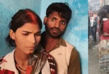 Photo of पति के घर लौटते ही पत्नी प्रेमी के साथ रंगे हाथों पकड़ी गई, ग्रामीणों ने पोल से बांधा
