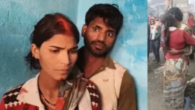 Photo of पति के घर लौटते ही पत्नी प्रेमी के साथ रंगे हाथों पकड़ी गई, ग्रामीणों ने पोल से बांधा