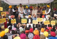 Photo of दलित नेताओं पर कांग्रेस के भद्दे बयानों के खिलाफ आम आदमी पार्टी का चंडीगढ़ में हल्ला बोल