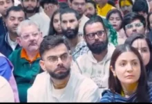 Photo of विराट कोहली और अनुष्का शर्मा ने वृंदावन में संत प्रेमानंद महाराज से आशीर्वाद लिया