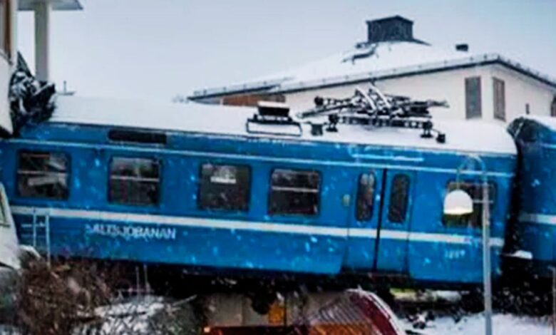 Switzerland Train Derailed