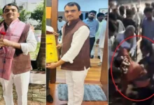 Photo of BJP जिला उपाध्यक्ष का स्वागत जुलूस बना सोशल मीडिया हिट, नाले में गिरने का वीडियो वायरल