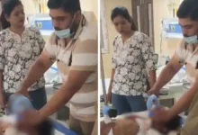 Photo of बजरंगगढ़ मेले में बड़ा हादसा, तेज हवा से उखड़ा झूला, मासूम गंभीर रूप से घायल