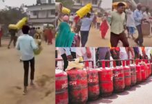 Photo of दिल्ली नोएडा में सिलेंडर की किल्लत, कतारों में लगे लोग, गैस सिलेंडर की भारत में परेशानी क्यों?