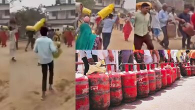 Photo of दिल्ली नोएडा में सिलेंडर की किल्लत, कतारों में लगे लोग, गैस सिलेंडर की भारत में परेशानी क्यों?