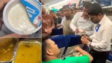 Photo of वंदे भारत के खाने में मिला कीड़ा, स्टाफ ने ‘केसर’ कहकर किया बचाव, रेलवे ने लगाया 60 लाख का जुर्माना