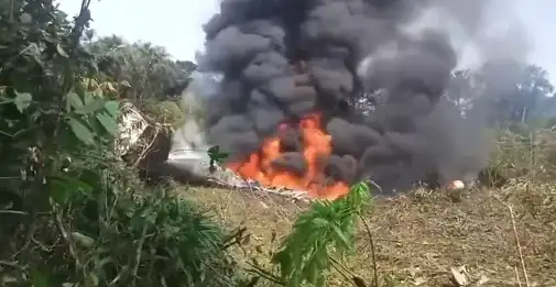 Military Plane Crash :