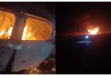 Photo of सागर में चलती कार बनी आग का गोला, डॉक्टर की पत्नी की दर्दनाक मौत