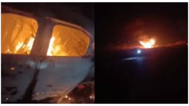 Photo of सागर में चलती कार बनी आग का गोला, डॉक्टर की पत्नी की दर्दनाक मौत