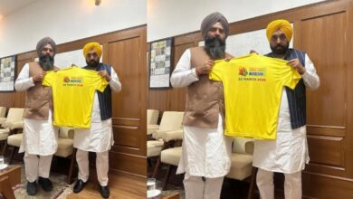 Photo of मुख्यमंत्री भगवंत सिंह मान ने जारी की शहीद-ए-आज़म भगत सिंह नेशनल मैराथन की टी-शर्ट