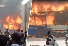 Photo of नांगलोई में बेकाबू बस का तांडव, स्कूटी सवार सहित कई लोगों को कुचला, लोगों का फूटा गुस्सा