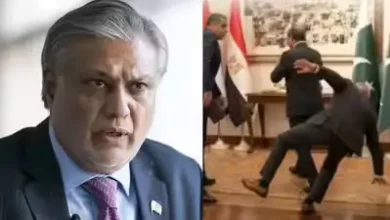 Photo of पाकिस्तान के डिप्टी पीएम का टूटा कंधा, फोटों खिंचवाने के दौरान हुआ हादसा