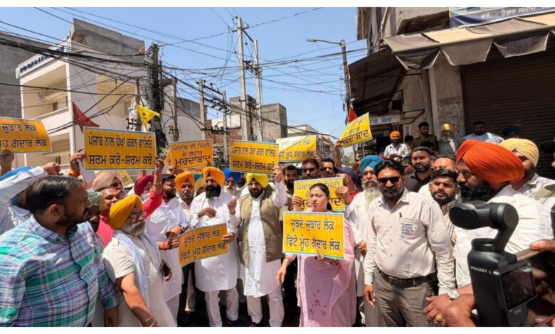 AAP Protest Punjab :