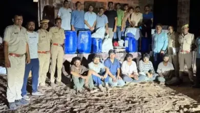 Photo of राजस्थान में 90 करोड़ की MD ड्रग्स फैक्ट्री का भंडाफोड़, 176 किलो नशीला पदार्थ बरामद, 6 गिरफ्तार