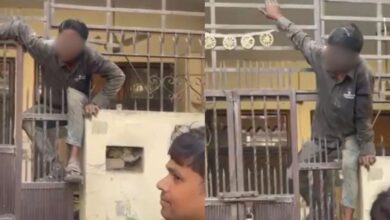 Photo of चोरी करने घुसा नाबालिग, भागते वक्त ग्रिल में फंसा, लोगों ने पकड़कर पुलिस को सौंपा