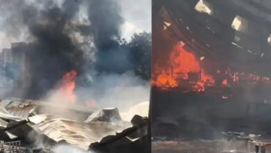 Photo of गुरुग्राम सेक्टर 88 में चार फर्नीचर गोदामों में भीषण आग, लाखों रुपये का नुकसान, 5 गाड़ियां बचाव अभियान में जुटी