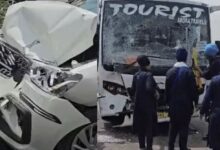 Photo of करनाल हाईवे पर बड़ा हादसा, 9 वाहन आपस में टकराए, कई श्रद्धालु घायल