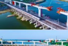 Photo of 12 मंजिला ऊंचाई पर दौड़ेगी बुलेट ट्रेन, अहमदाबाद में तैयार हो रहा हाईस्पीड पुल