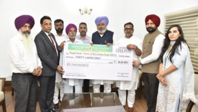 Photo of PRTC कंडक्टर के निधन पर सरकार का बड़ा कदम, परिवार को मिली 40 लाख रुपए की आर्थिक सहायता