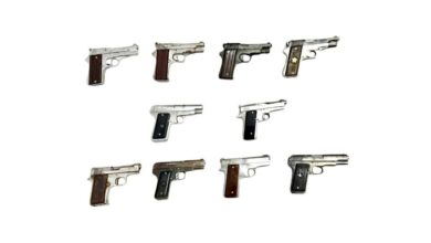 Photo of हथियार तस्करी का पर्दाफाश, बिहार सप्लायर सहित 4 आरोपी गिरफ्तार, 10 सेल्फ-लोडिंग हथियार बरामद