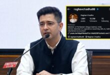Photo of AAP छोड़ BJP में गए राघव चड्ढा, इंस्टाग्राम पर 14 लाख फॉलोअर्स गिरे, AAP और BJP आमने-सामने