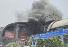 Photo of कोटा के सिटी मॉल में भीषण आग, 12 दमकल गाड़ियां आग बुझाने में जुटी