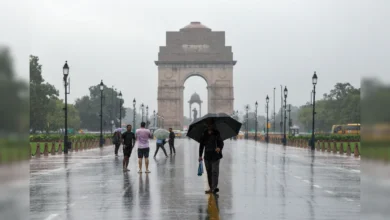 Photo of दिल्ली-NCR में झमाझम बारिश, मौसम हुआ सुहावना और गर्मी से मिली राहत