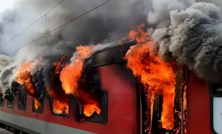 Train Fire Incident