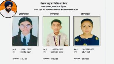 Photo of 10वीं कक्षा के नतीजों में ग्रामीण विद्यार्थियों ने शहरी छात्रों को पछाड़ा, जैतो की हरलीन ने 99.38% अंकों के साथ पूरे पंजाब में किया टॉप- बैंस