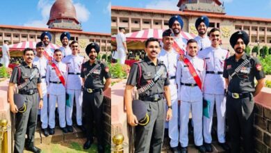 Photo of महाराजा रणजीत सिंह इंस्टीट्यूट के 5 कैडेट्स ने NDA में बनाया इतिहास, चीफ ऑफ आर्मी स्टाफ ने किया निरीक्षण