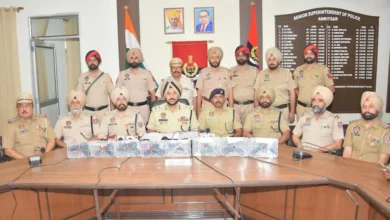 Photo of सीमा पार से हथियार तस्करी करने वाले मॉड्यूल से जुड़े पांच आरोपी 8 पिस्तौलों सहित गिरफ्तार