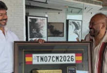 Photo of थलपति विजय को मिला ‘CM 2026’ नंबर प्लेट गिफ्ट, तस्वीरें हुईं वायरल