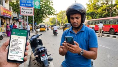 Photo of तेलंगाना में ट्रैफिक सिस्टम डिजिटल, चालान अब सीधे SMS, WhatsApp और ईमेल पर