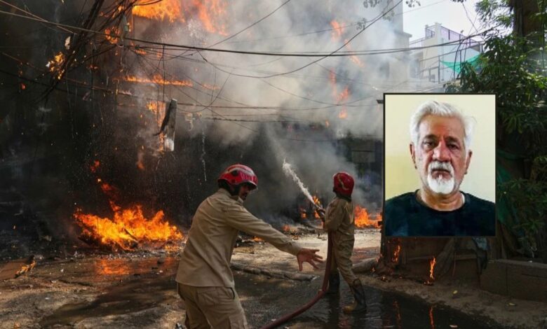 Malviya Nagar Fire Incident