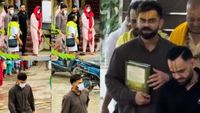 Photo of IPL जीतने के बाद विराट कोहली पत्नी संग पहुंचे वृंदावन, प्रेमानंद महाराज से लिया आशिर्वाद