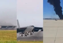 Photo of मोजावे रेगिस्तान में अमेरिकी वायुसेना का B-52 बॉम्बर क्रैश, 8 लोगों की मौत