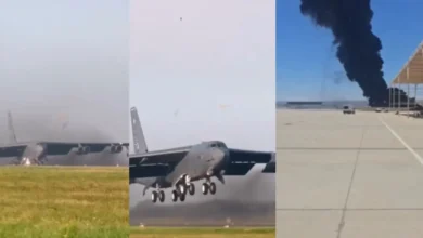 Photo of मोजावे रेगिस्तान में अमेरिकी वायुसेना का B-52 बॉम्बर क्रैश, 8 लोगों की मौत