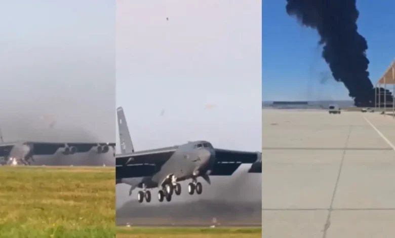 B-52 Bomber Crash :