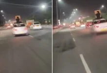 Photo of रील बनाने के चक्कर में कार की छत पर स्टंट करना पड़ा भारी, गुरुग्राम पुलिस ने कसा शिकंजा